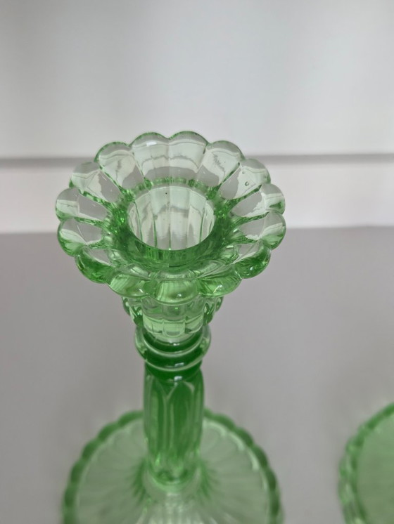 Image 1 of 2 candelieri vintage verdi