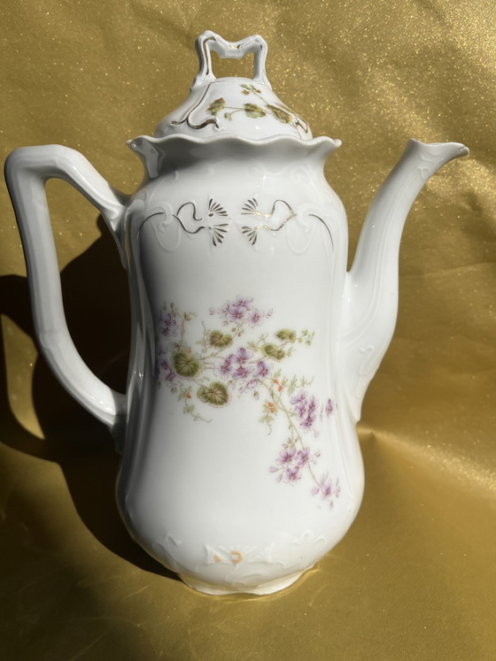 Image 1 of Théière vintage à motif floral 1616