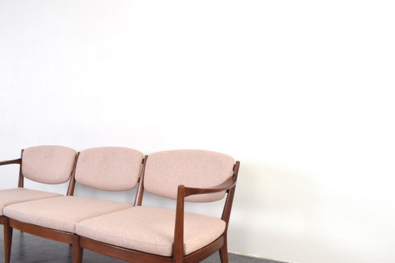 Norwegian Teak Sofa by Fredrik A. Kayser & Adolf Relling for Arnestad Bruk, 1950s – 3-5 seaters, Wood, Wool (photo 12 of 19)