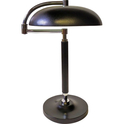 Lampe de table ministérielle italienne vintage, années 1950