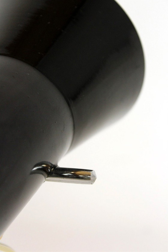 Image 1 of Black Table Lamp by Josef Hurka for Drupol, 1960s