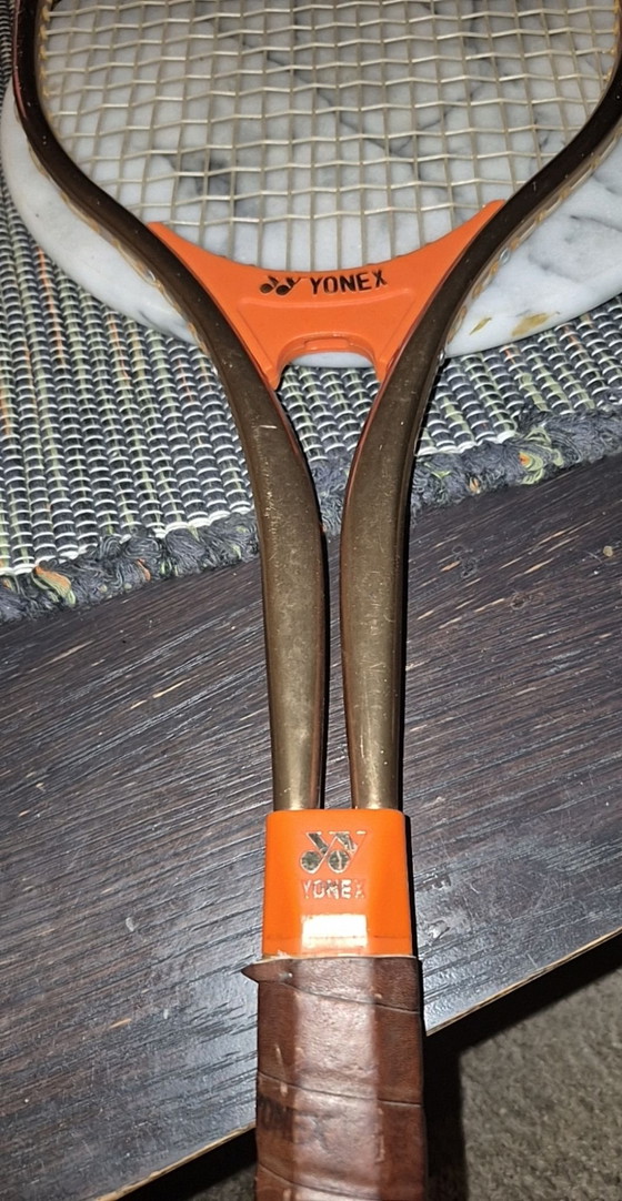 Vintage yonex 🎾, Decoratieve objecten, Leer, Metaal, Bruin (foto 6 van 6)