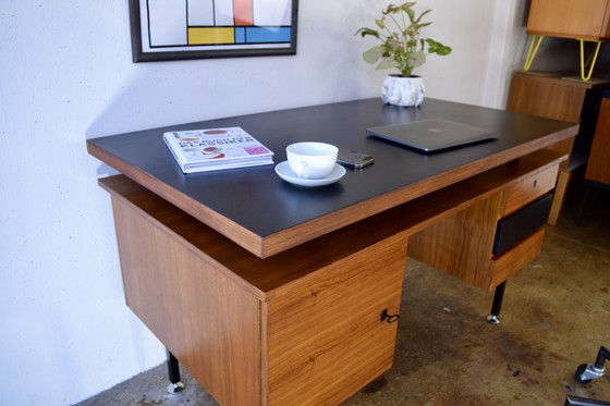 Image 1 of Mid Century Schrijftafel Vintage Tafel 1960