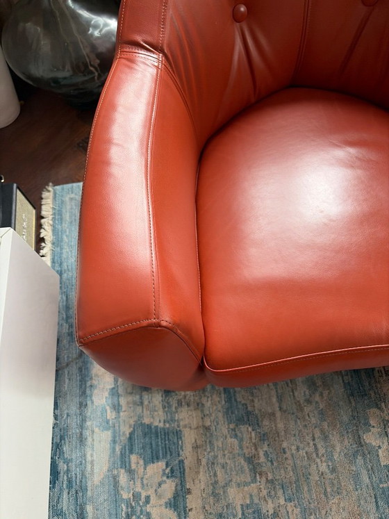 Deux fauteuils Leolux Carabas – Leather (photo 8 of 9)