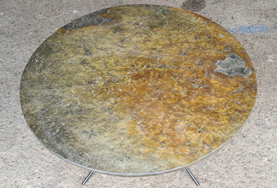 Image 1 of Mid-Century Schiefertisch - Couchtisch '70