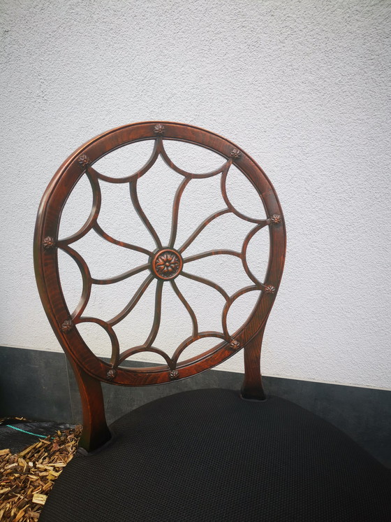 Image 1 of 5X Heppelwhite Style Spiderweb Chairs