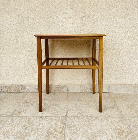 Image 1 of Skandinavischer Beistelltisch aus Teakholz, 1960