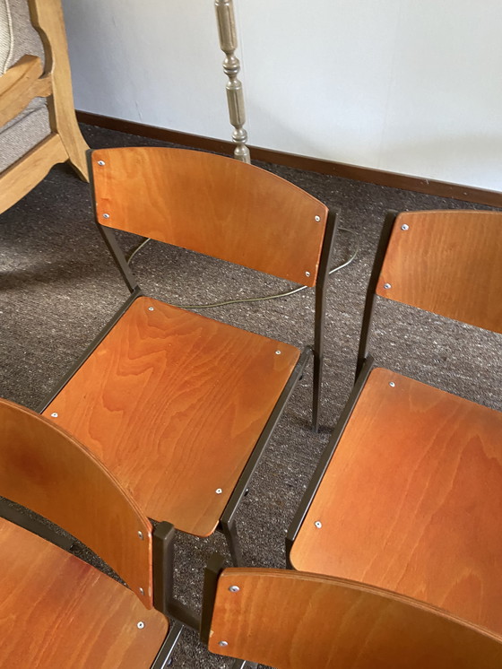 Image 1 of 6X Gijs Van Der Sluis Design Chairs