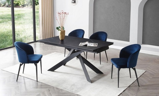 Ceramic dining table extendable up to 240 cm