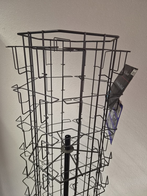 Porte-disques ou porte-cartes postales – Porte-revues, Metal, Plastic (photo 6 of 7)