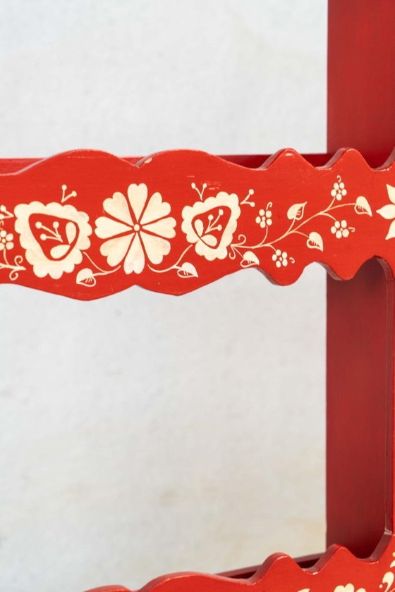 Image 1 of Portaspezie ungherese - fascino vintage in rosso caldo