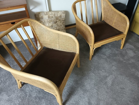 Image 1 of 2 fauteuils Rohe Lounge avec coussins