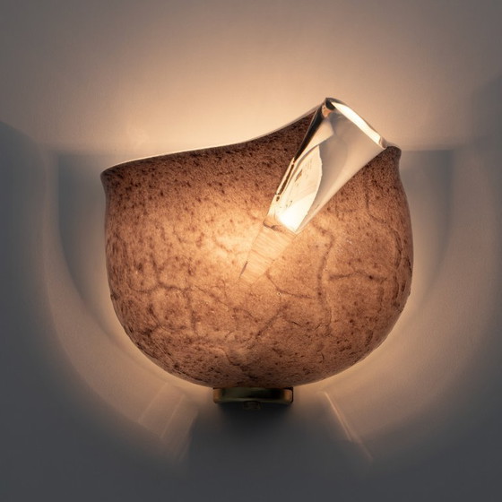 Image 1 of Coppia di applique moderne in vetro di Murano italiano di Mila Schon per Zonca, anni '80