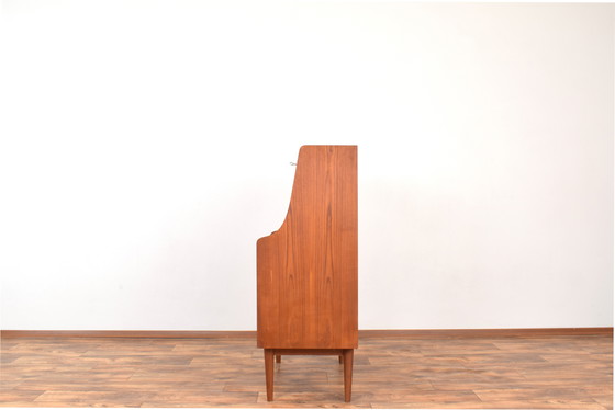 Image 1 of Mid Century Deense teakhouten secretaire van Gunnar Nielsen voor Tibergaard, 1960S.