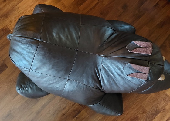 Image 1 of ORIGINAL SEVENTIES HIPPOTOTAMUS FOOTSTOOL