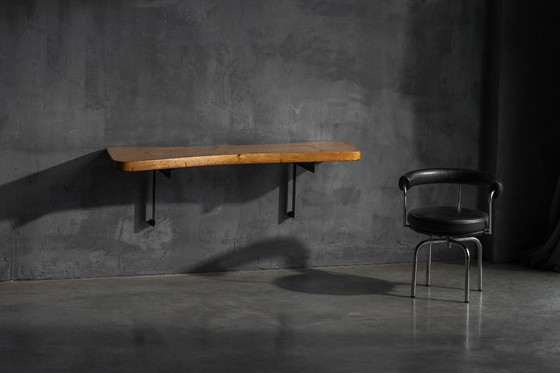 Image 1 of Wall-Mounted Console Table by Charlotte Perriand, France, 1970s