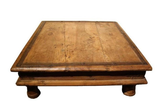 Image 1 of Antique coffee table – Industrial – Antique rustic farmhouse table