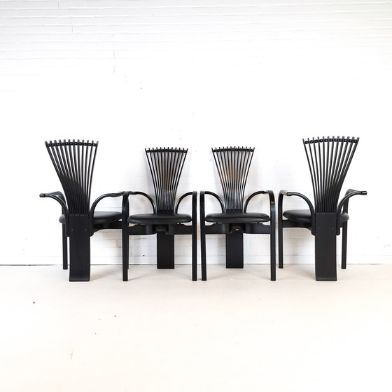 Image 1 of 4x vintage stoel Totem Torstein Nilsen