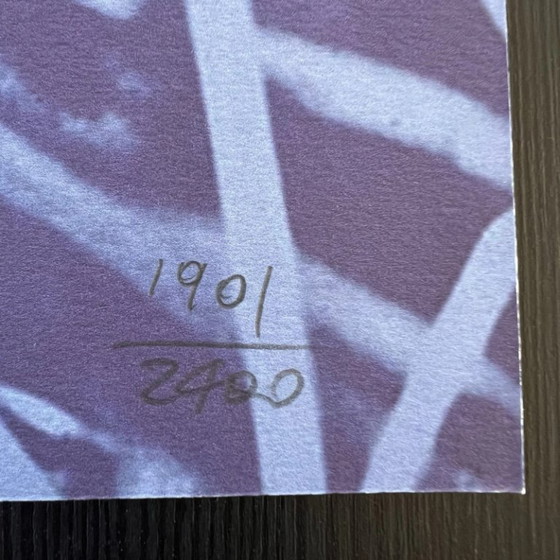 Image 1 of 1986 Carnegie Museum of Art After Andy Warhol "Butterfly" Lithograph