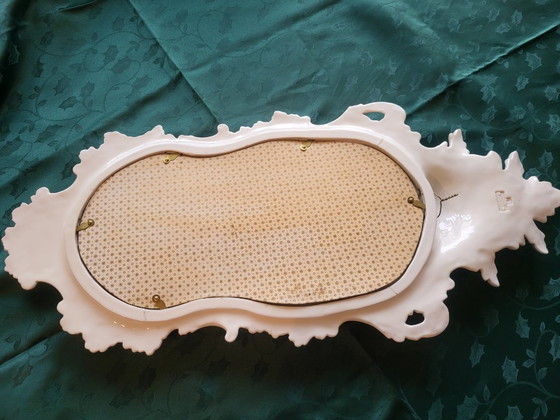 Image 1 of Specchio in ceramica La Farnesiana Parma, Italia, 1950