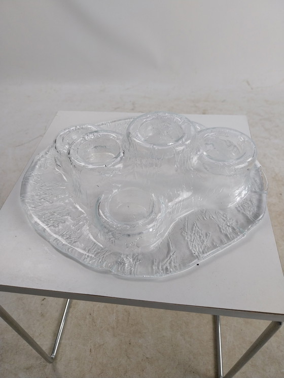 Image 1 of 1 X Glazen Tafelkandelaar Perti Kallioinen Finland 1980's