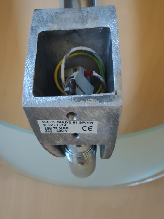 Image 1 of Set (2) lampade da parete Alien, disegnate da Joan Auger e prodotte da Taller Uno / Metalarte in Spagna negli anni '80.