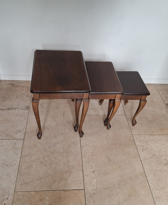 Image 1 of Mimiset - Tavolini laterali in mogano