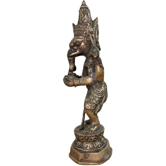 Ganesha | Brons | 20 cm | Meesterlijk gietwerk uit Indonesië – Beeldhouwkunst, Bronze (photo 5 of 7)