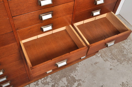 Image 1 of Vintage Eikenhouten Ladekast XL Jaren 30