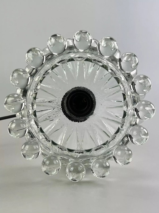 Image 1 of Lampada da soffitto anni '60 e '70, lampada a sospensione, bolla di vetro, design spaziale di metà secolo