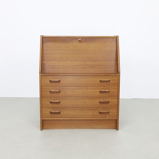 Vintage Danish Chest of Drawers/Secretaire Teak, 1960S