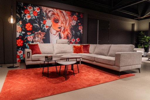 BAENKS Bloomsbury – hoekbanken, Textile, Metal