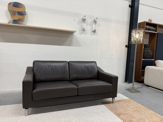 Image 1 of Leolux Antonia 2,5-Sitzer-Sofa, braunes Leder