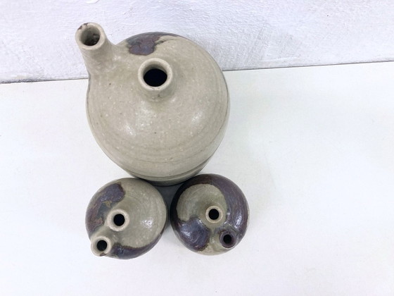Image 1 of 3 Studio Pottery Vases by Mobach Netherlands Design Joke Stroes 80s