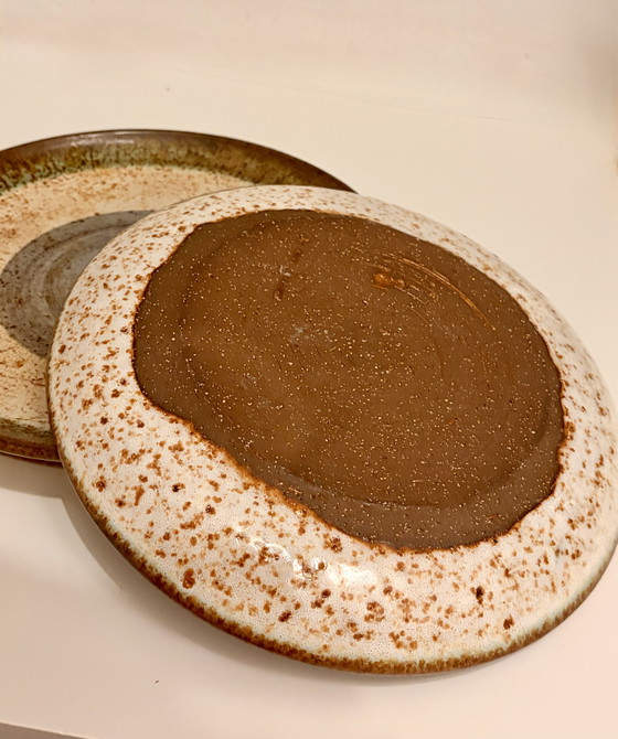 Image 1 of Keramisch bord Vallauris - Atelier La Roue, jaren 60