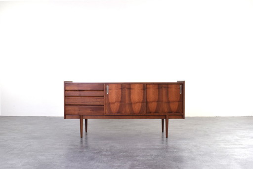 Mid-Century Polish Walnut Sideboard from Bytomskie Fabryki Mebli, 1960s.