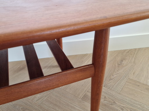 Tavolino da caffè vintage in teak Grete Jalk