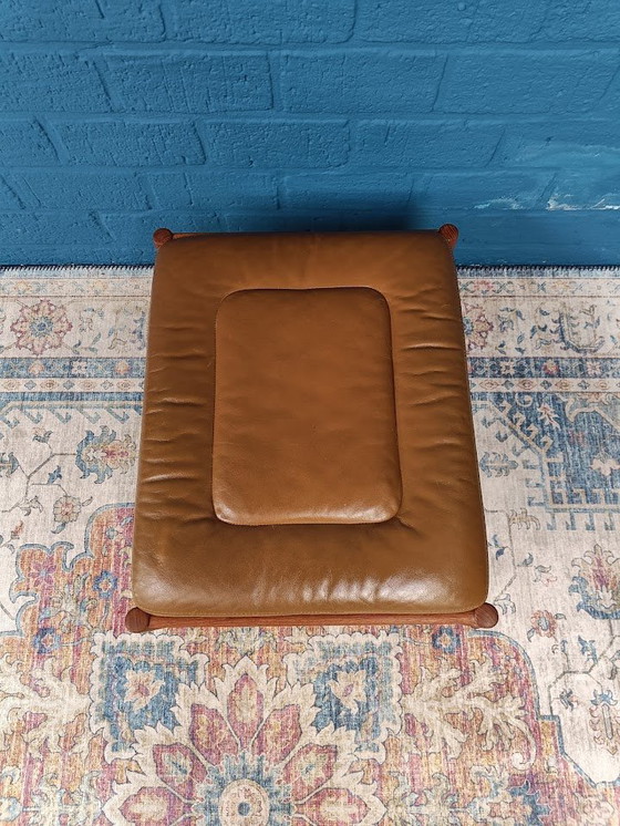 Image 1 of 2 poltrone di design vintage con 1 poggiapiedi, design danese, anni '60