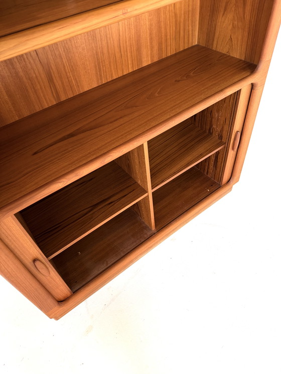 Vintage XL Teak Highboard, Dyrlund '80 – High Boards, Wood (photo 7 of 15)
