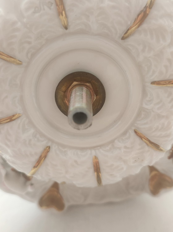 Lampadario a 8 bracci Mangani Ceramiche, in porcellana di Meissen Capodimonte, stile rococò barocco, (photo 35 of 40)