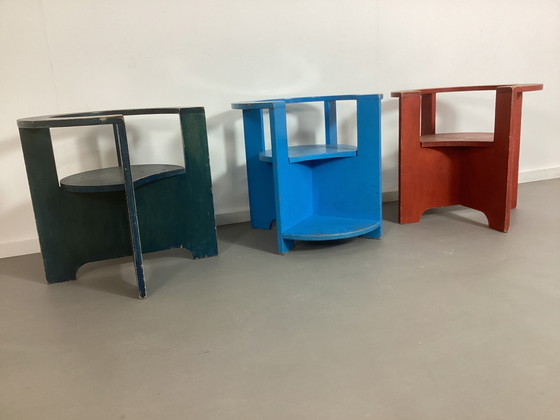 Image 1 of 3 minimalist modernist children's chairs seventies