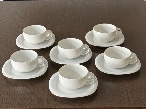 6 Teacups with saucers Rosenthal SUOMI