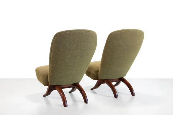 Ensemble de deux chaises Congo par Theo Ruth pour Artifort, 1960 – Fauteuils d'appoint, Wood (photo 5 of 8)