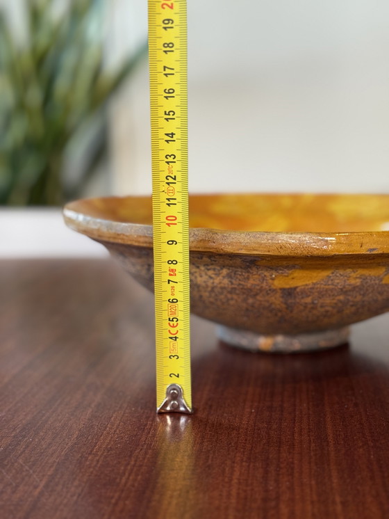 Image 1 of Vintage handmade terracotta bowl – Mediterranean centerpiece