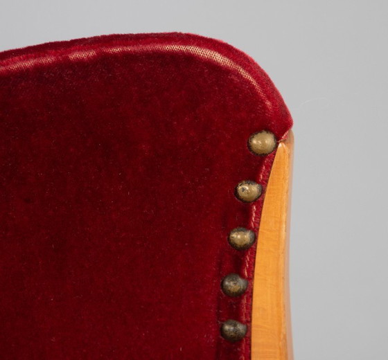 Image 1 of 4 schwedische Stühle aus den 40er Jahren, zugeschrieben Otto Schulz für Boet