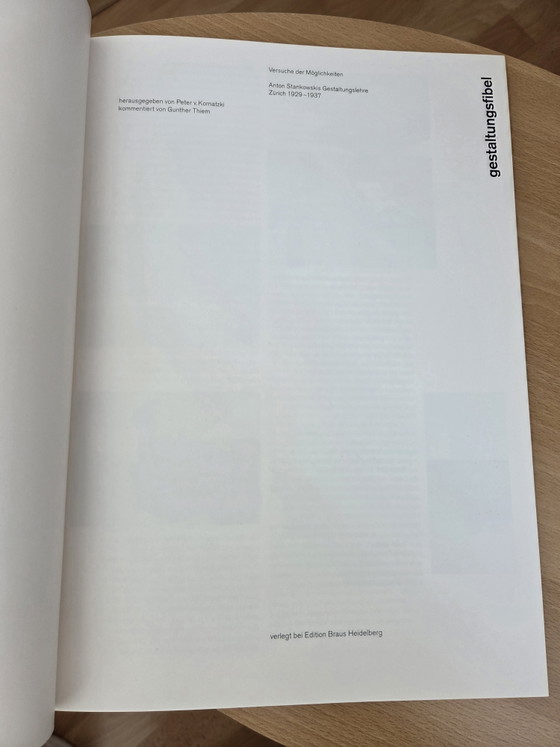 Image 1 of Anton Stankovski Gestaltungsfibel hardcover book 
