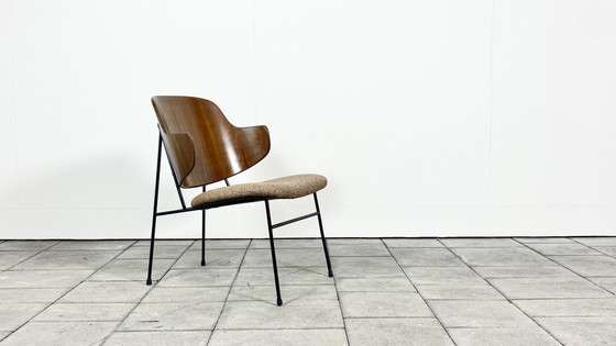 Penguin Lounge Chair diseñado por Ib Kofod Larsen para Selig Furniture años 60 – Sillones, Wood, Metal (photo 2 of 9)