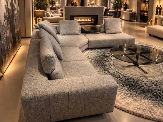 Minotti Freeman divano angolare modulare 3 elementi Prezzo di listino € 21.870, Divani modulari, Metallo (foto 4 di 9)