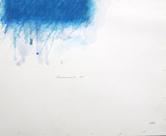 Image 1 of "Flat Spaces" Bernd Berner, Signierte Gouache Kunst aus 1981