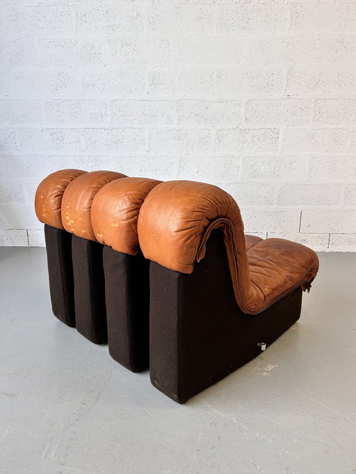 Vintage leather DS600 sofa